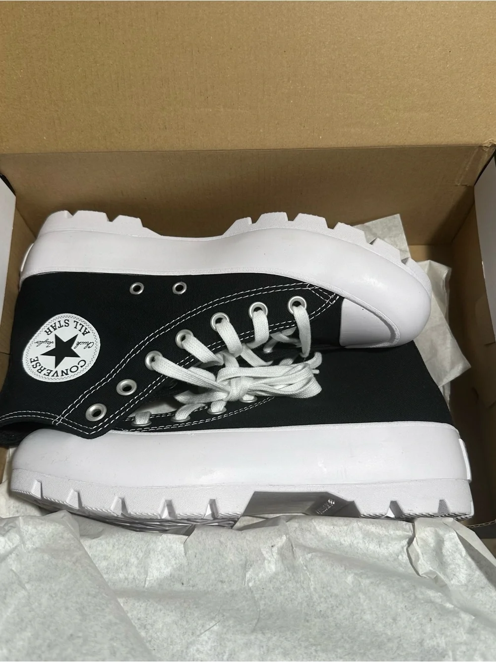 Converse Black Platform Chuck Taylor All Star Sneakers